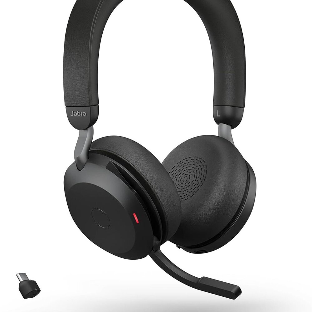 Jabra Evolve2 75 On-Ear Headphones - Black